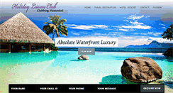 Desktop Screenshot of holidayleisureclub.com