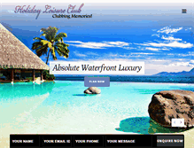 Tablet Screenshot of holidayleisureclub.com